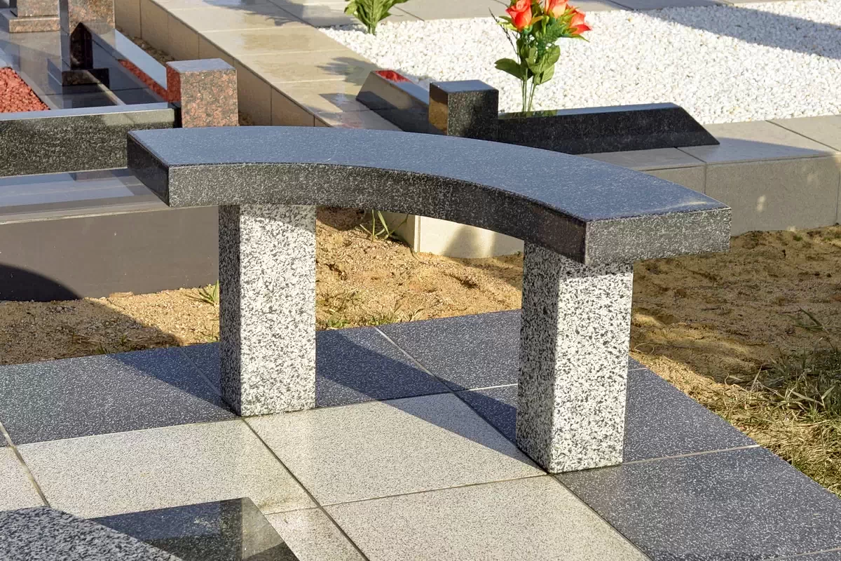 Гранитная ограда для могилы 6118