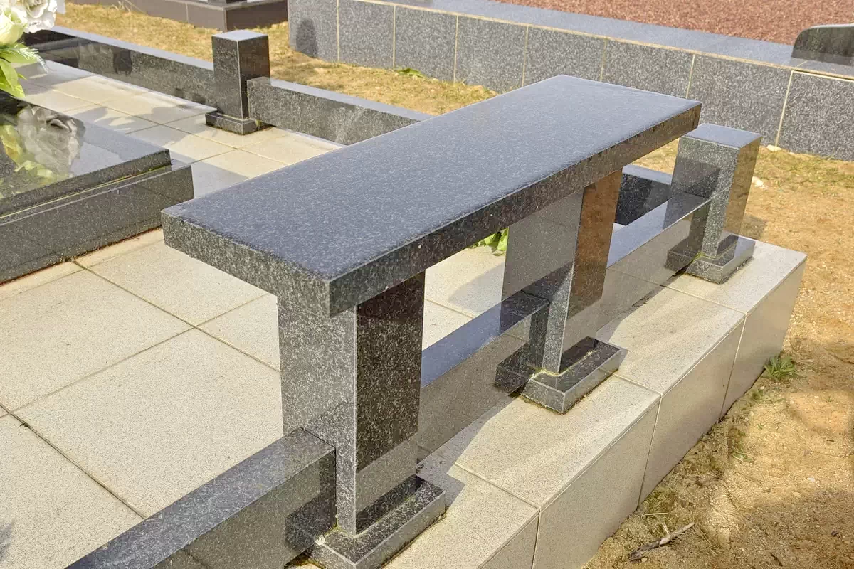 Гранитная ограда для могилы 6119