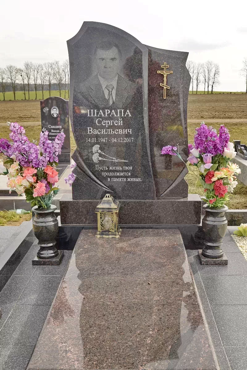 Форма одиночного памятника 8138