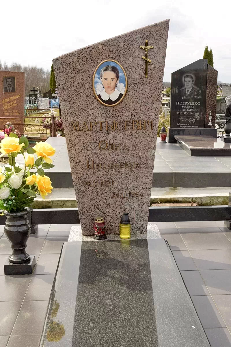 Форма одиночного памятника 8287