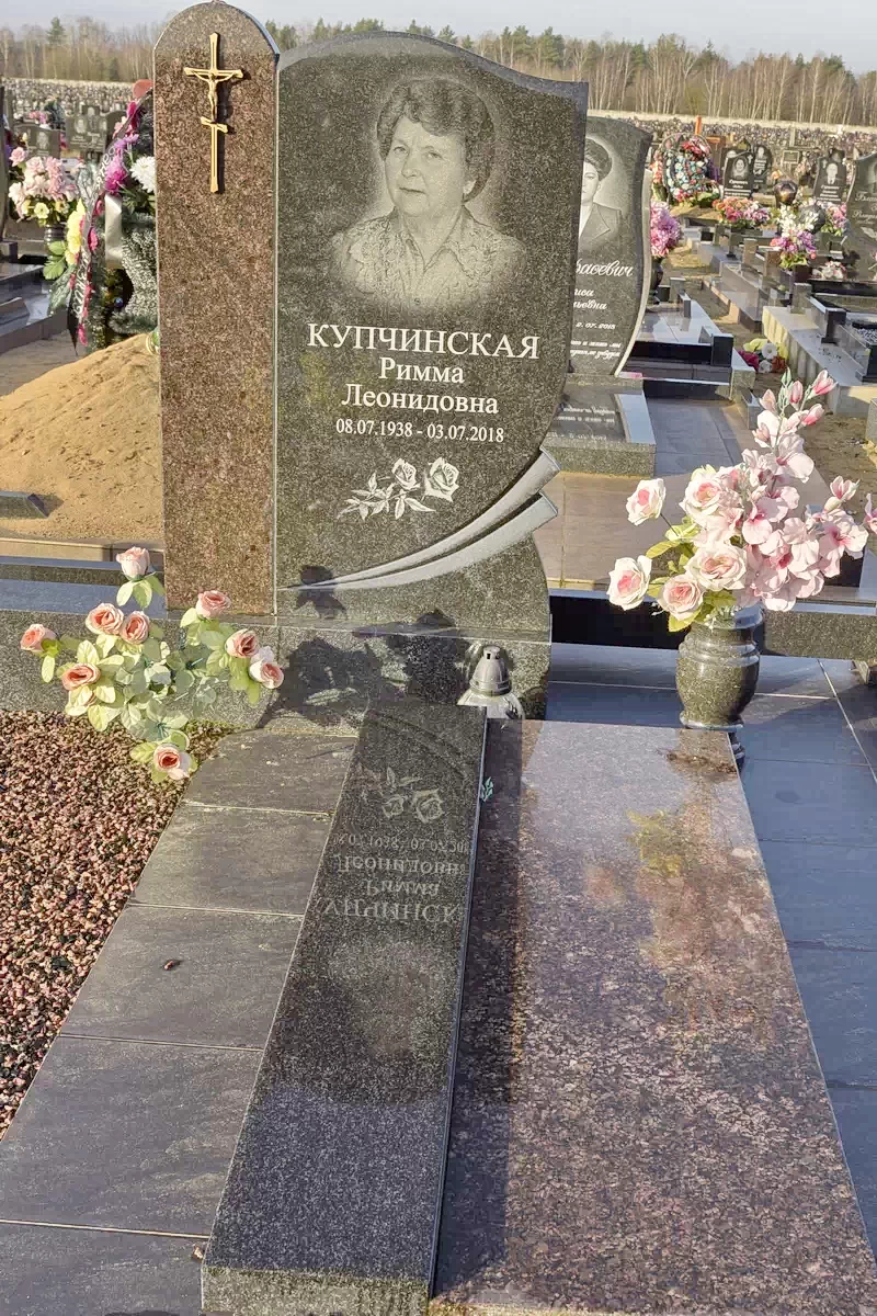 Форма двойного памятника 9108